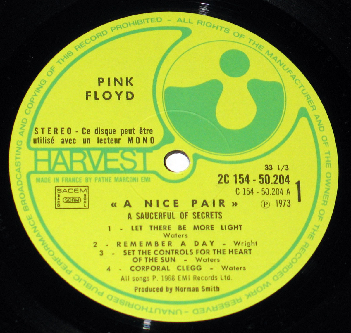 High Resolution Photo #6 PINK FLOYD Nice Pair France 